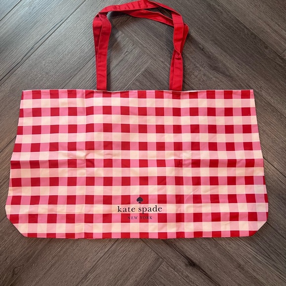 BNWT BUNDLE! Kate Spade Donut Crossbody, Card Holder, AirPod Case & Gingham Tote - Picture 4 of 15
